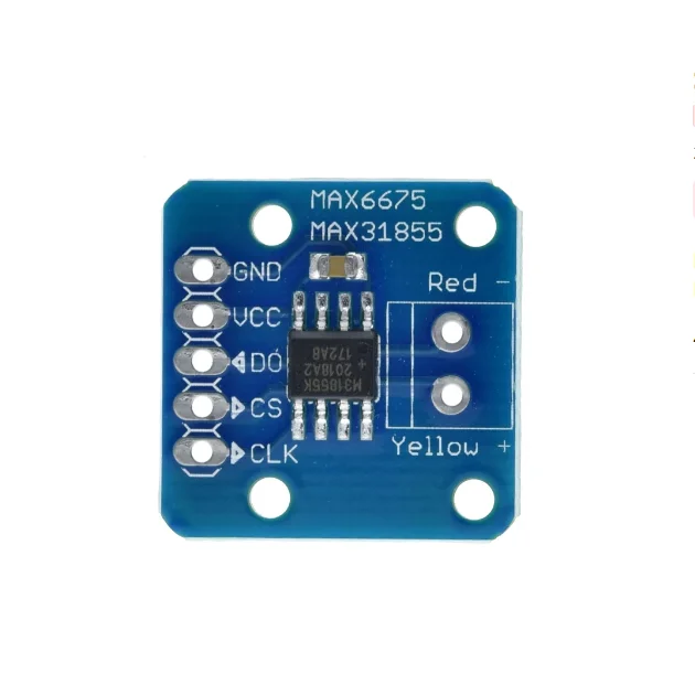 MAX6675 MAX31855 Thermocouple Module Temperature Sensors Type K Thermocouple Module SIP Interface