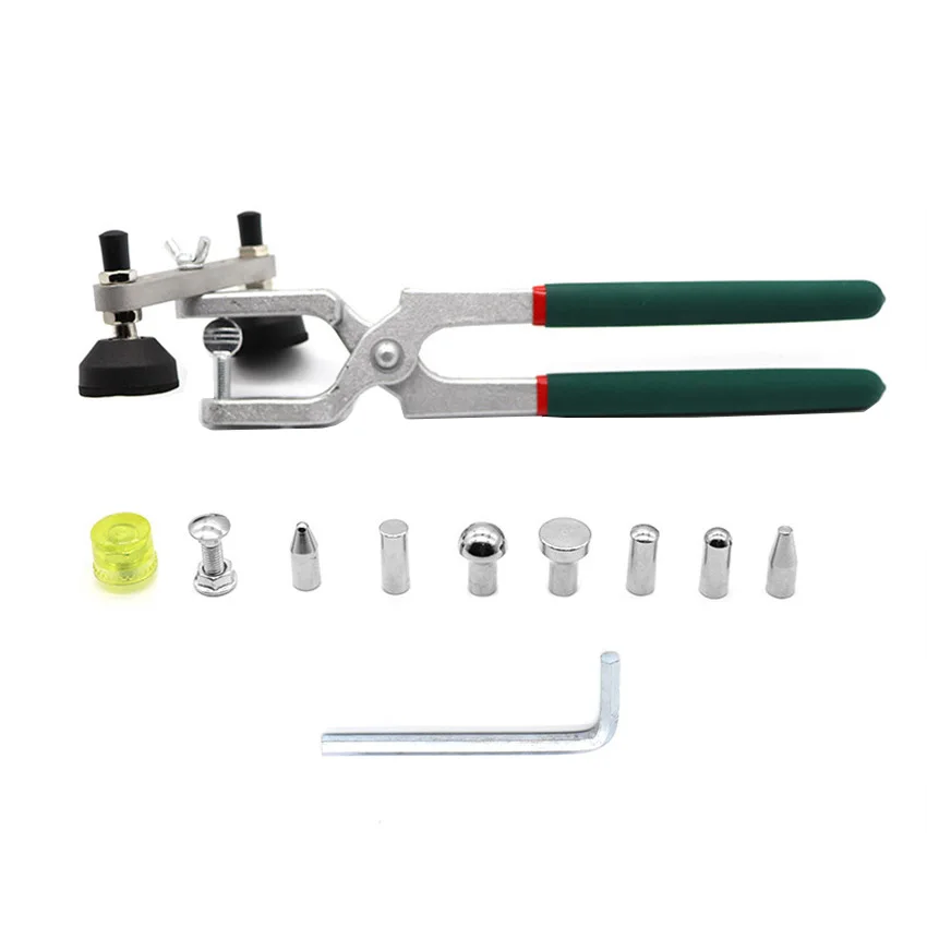 Car Edge Repair Paintless Dent Puller Crimping Pliers Hood Door Edge Clip Kit Edge Trimming Pliers Flat Hole Caliper Tools Clip