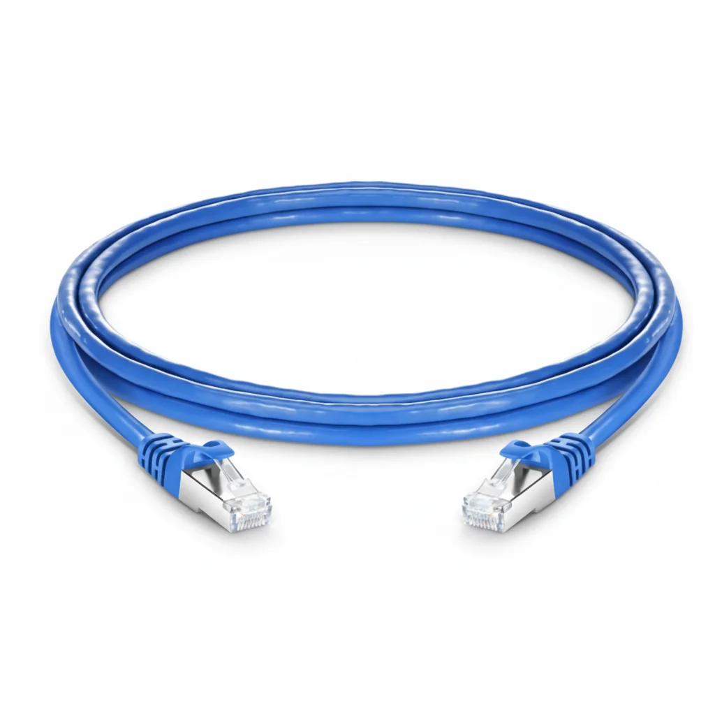 

Черная коробка, 2 фута, подключение CAT5e, 100 МГц, литой, без зацепок, многожильный RJ-45 M/M Ethernet, неэкранированный патч-кабель UTP - синий