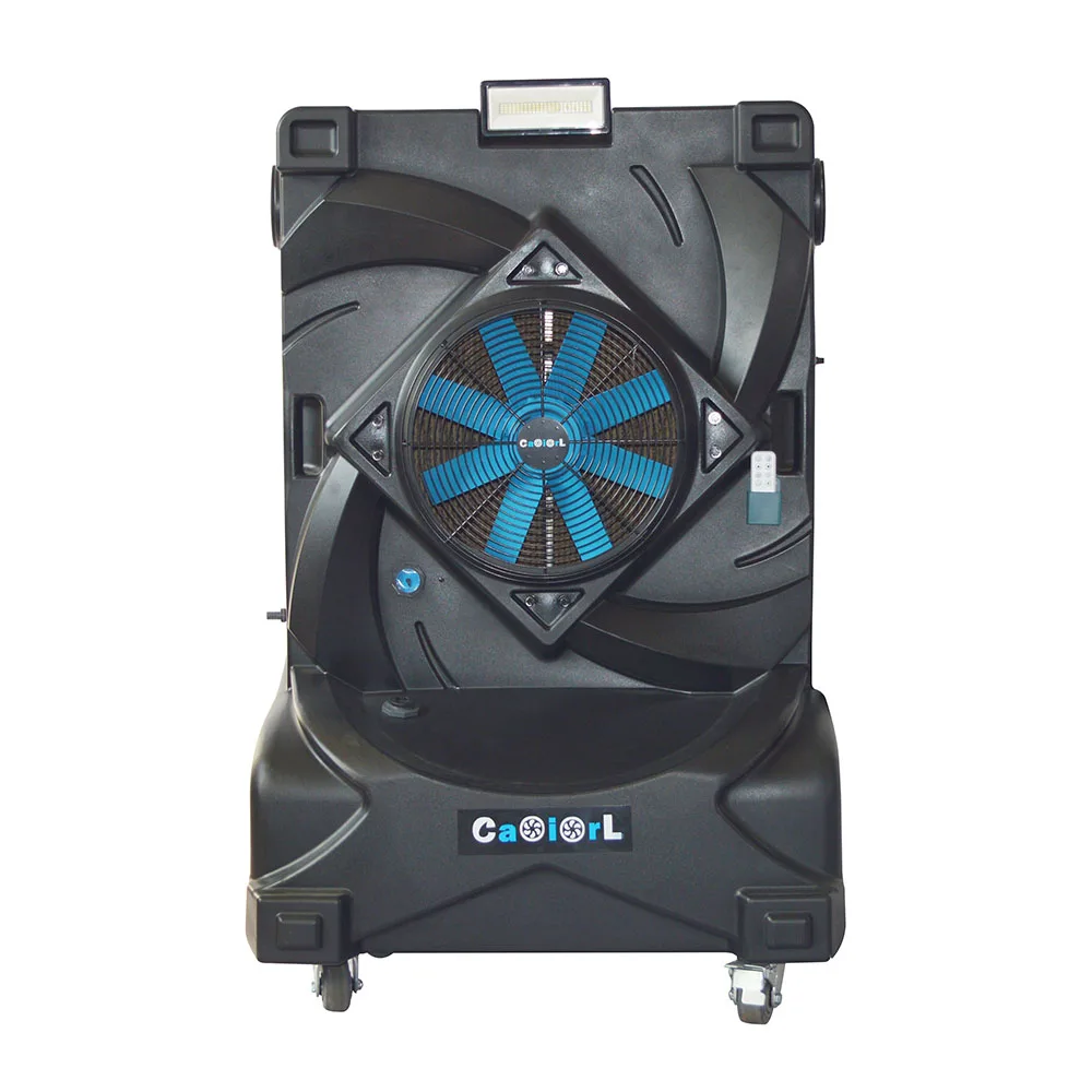 16-Inch GFCI Evaporative Air Cooler Swamp Industrial Chillers Workshops Movable Desert Cooler with Cooling Fan for Hot Climates