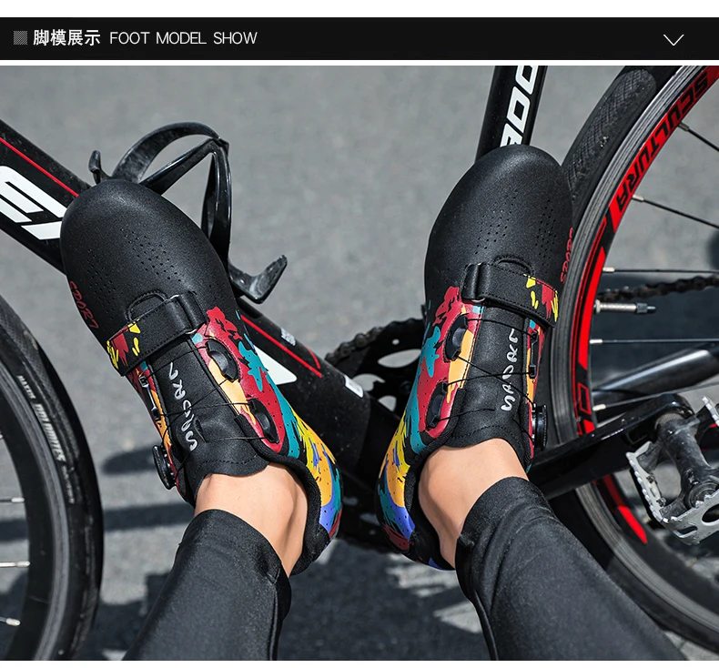Herbst- und Winter-Fahrradschuhe, Unisex, mit robuster Sohle, geeignet für Straßen- und Mountainbikes, professionelles Fahrradzubehör, ideal zum Radfahren. – Detail 22
