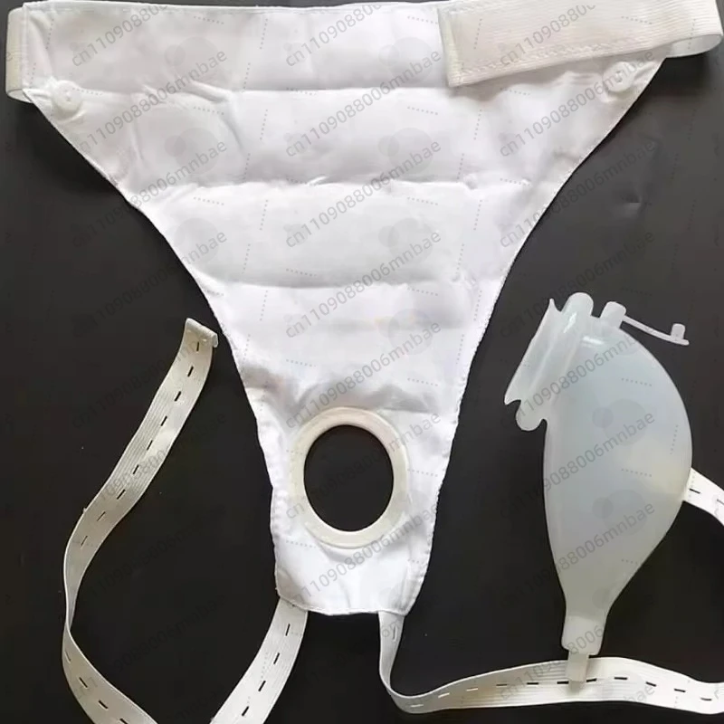

Одноразовые мужские трусы для пожилых людей при недержании мочи, непромокаемые, с мешком для сбора мочи, удобные для лежачих больных