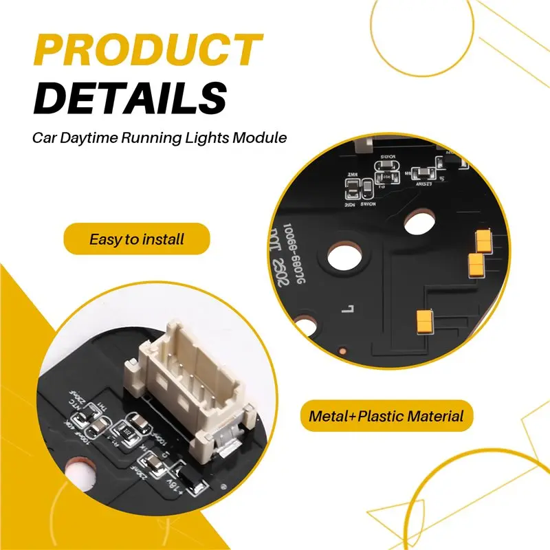 NO Matrix Daytime Running Light Module Amber Color Change Function Unit For Ford Ranger T9 2023-2025 Range XLT/Everest/Sport