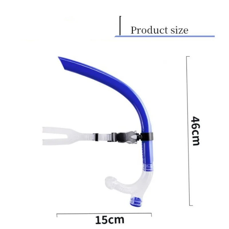 ISURE MARINE Youth Adult Respiratory Tube Fully Wet Silicone Front Underwater Ventilation Respirator Swimming Equipment