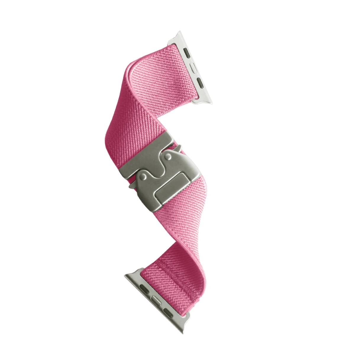 Nylonschlaufe, kompatibel mit Apple Watch Band 44 mm, 45 mm, 46 mm, 49 mm, 42 mm, 38 mm, 40 mm, 41 mm, elastische Schnalle im Fallschirm-Stil