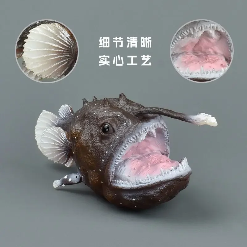 Children's Solid Simulation Marine Animal Toy Model Bold Fish Cognitive Gift Small Ornaments
