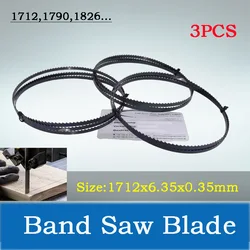 3pcs 1712 1790 1826 Band Saw Blades 1712 0.35mm 6 10 14TPI for Metabo BAS 260 Swift BAS 261 Precision Wood Plastics Curved
