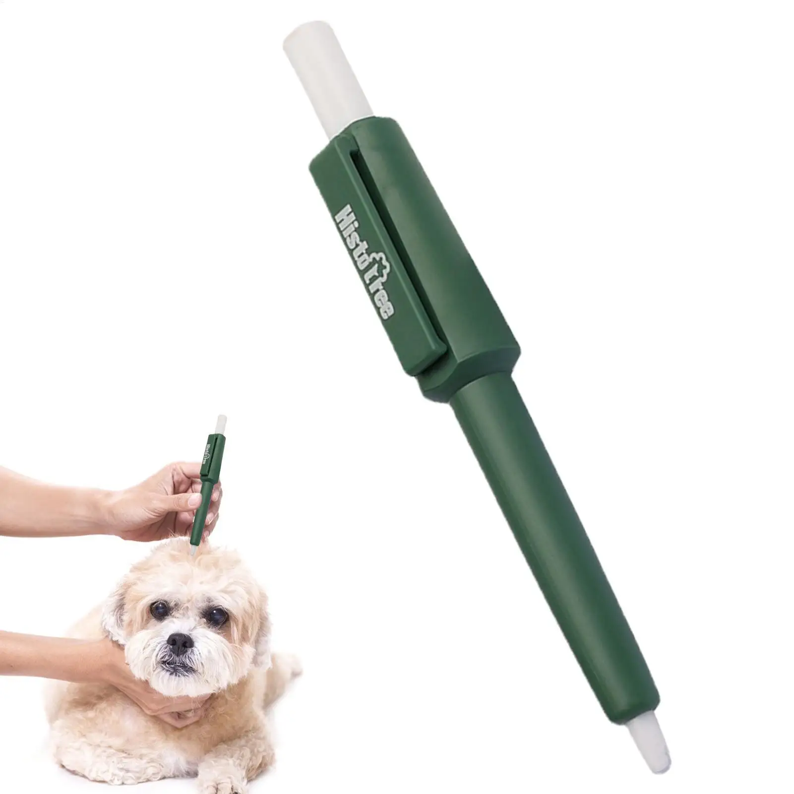 Pet Tick Remover Tool Durable Family Pet Flea Control Waterproof Portable Rustproof Tick Removal Pen For Cat Dog And Humans view 6