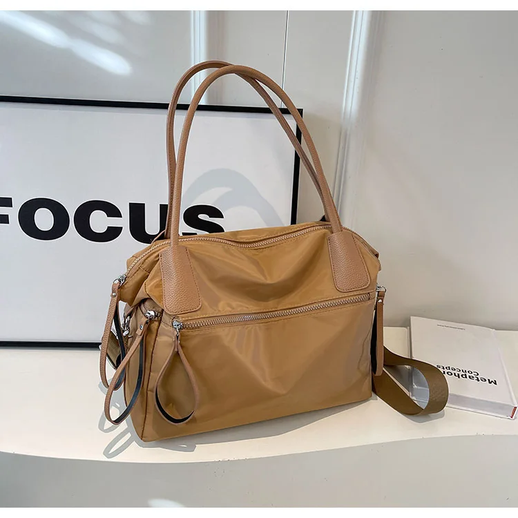 New Minimalist Solid-color Crossbody Bag, Stylish Multi-functional Handbag, Large-capacity Short-distance Single-shoulder Bag