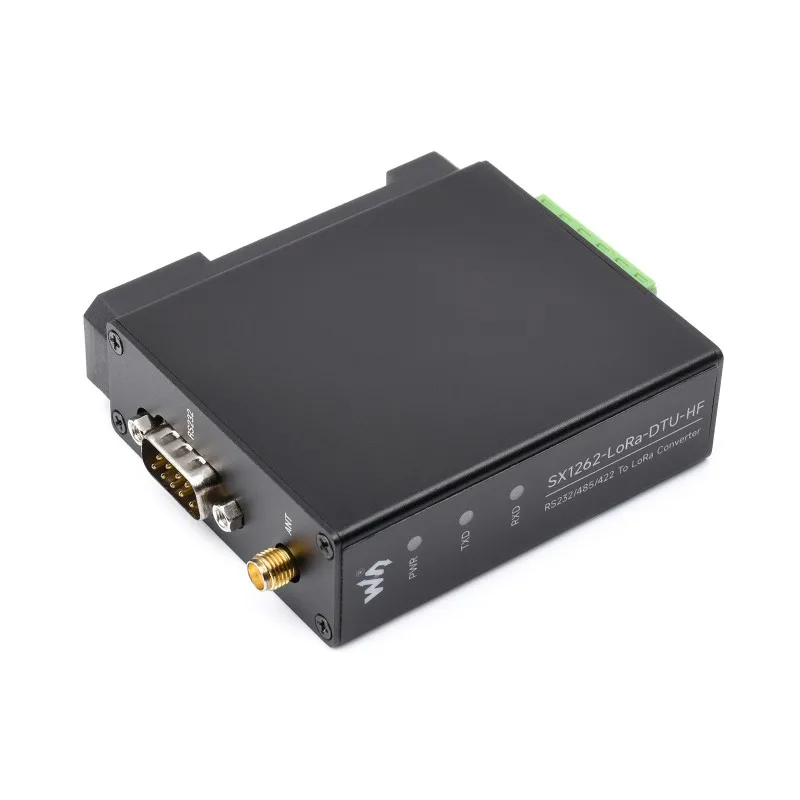 Rail-mount SX1262 LoRa Data Transfer unit, RS232/RS485/RS422 to LoRa, Suitable for Sub-GHz band