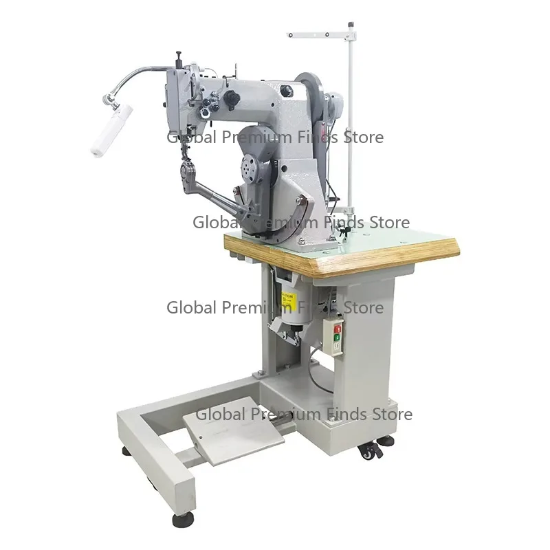 CP-168H Industrial Flat-Bed Double Ne-edle Double Shuttle Lock Stitch Servo Motor Sewing Machine for Shoes Manufacturing Plant