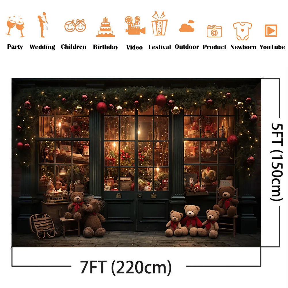 Akcesoria walentynkowe tło fotograficzne do sklepu drzwi do fotografowania misia strzelającego rekwizyty dla dzieci portret tort rozbijający wystrój