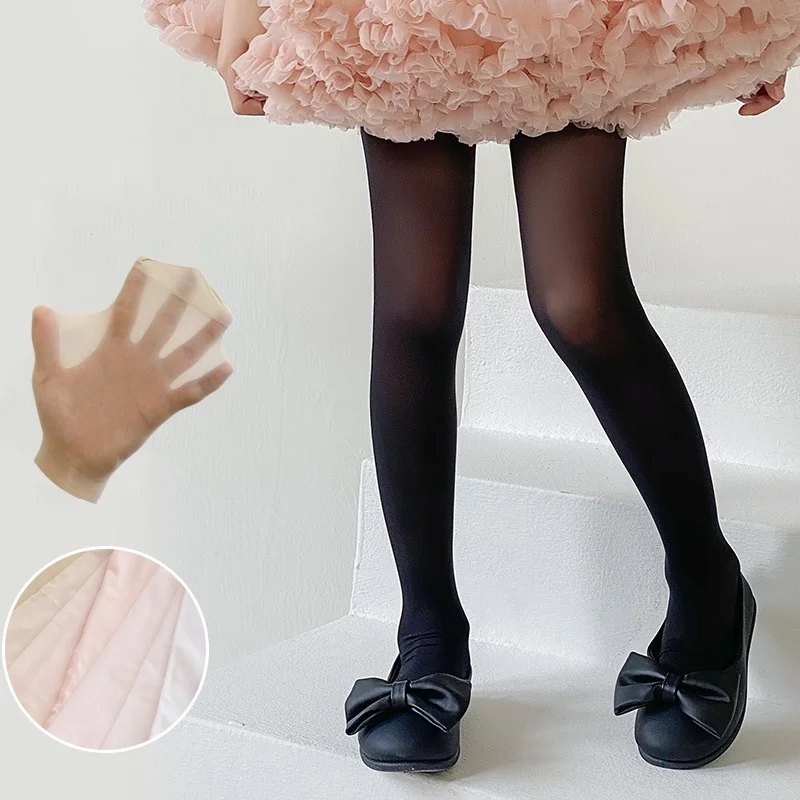 1 sztuka letnie cienkie obcisłe dla dzieci dziewczyna moda jednokolorowe baletowe obcisłe rajstopy dla małej dziewczynki miękkie oddychające pończochy skarpety