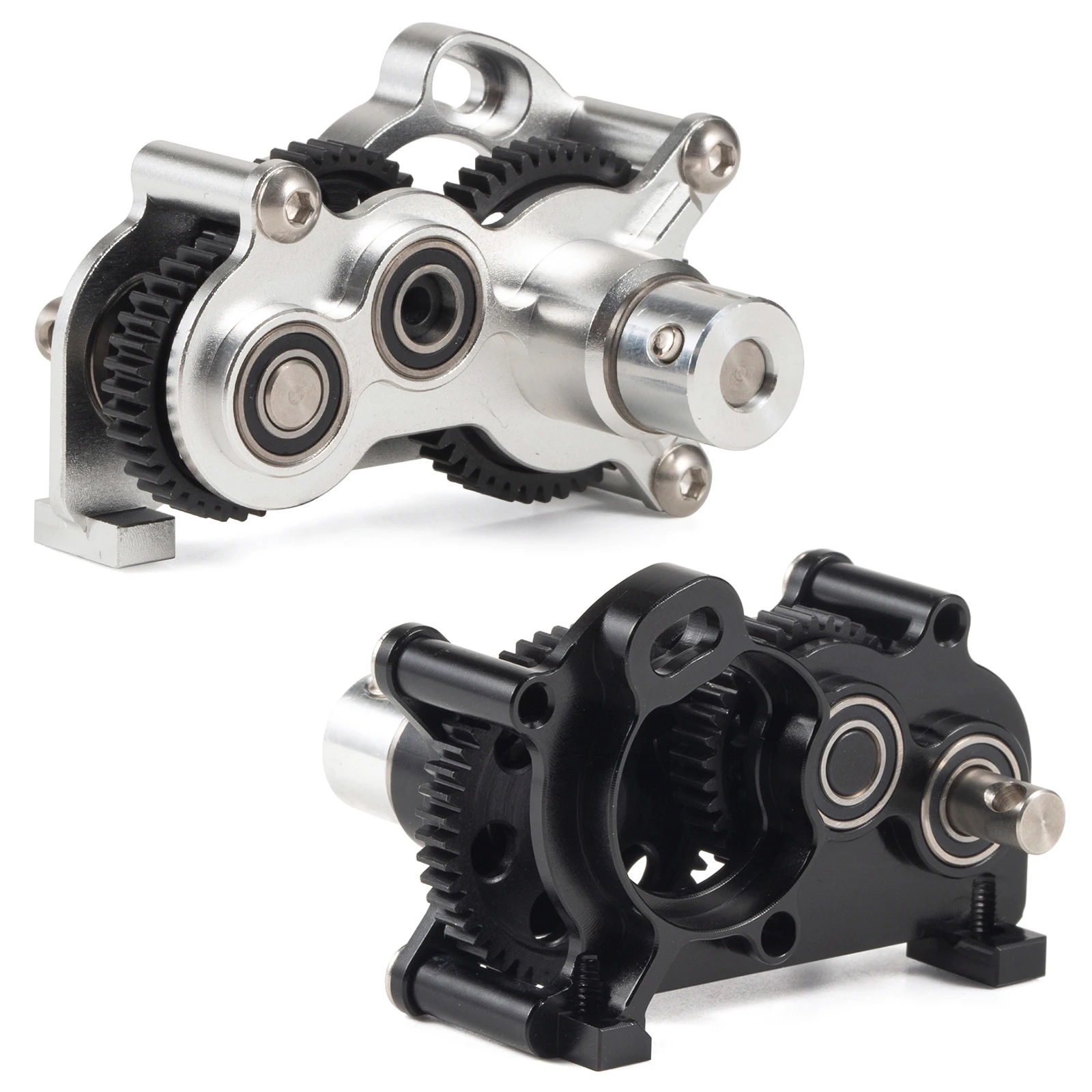 50g Ultralight OD4 Transmission 48P Gearbox With Adapter Plate Right Motor for Mini Class RC Crawler Comp Rigs