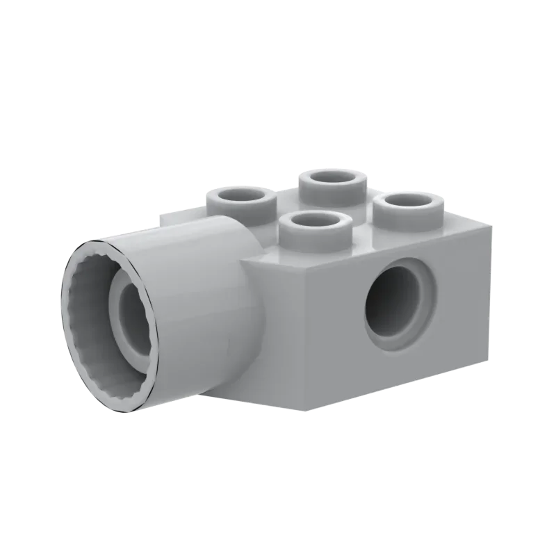 MOC 10 قطعة جزء الطوب 48169 تعديل 2x2 مع ثقب الدبوس اللبنات المقبس المشترك لعبة الجسيمات التعليمية هدية عيد ميلاد طفل