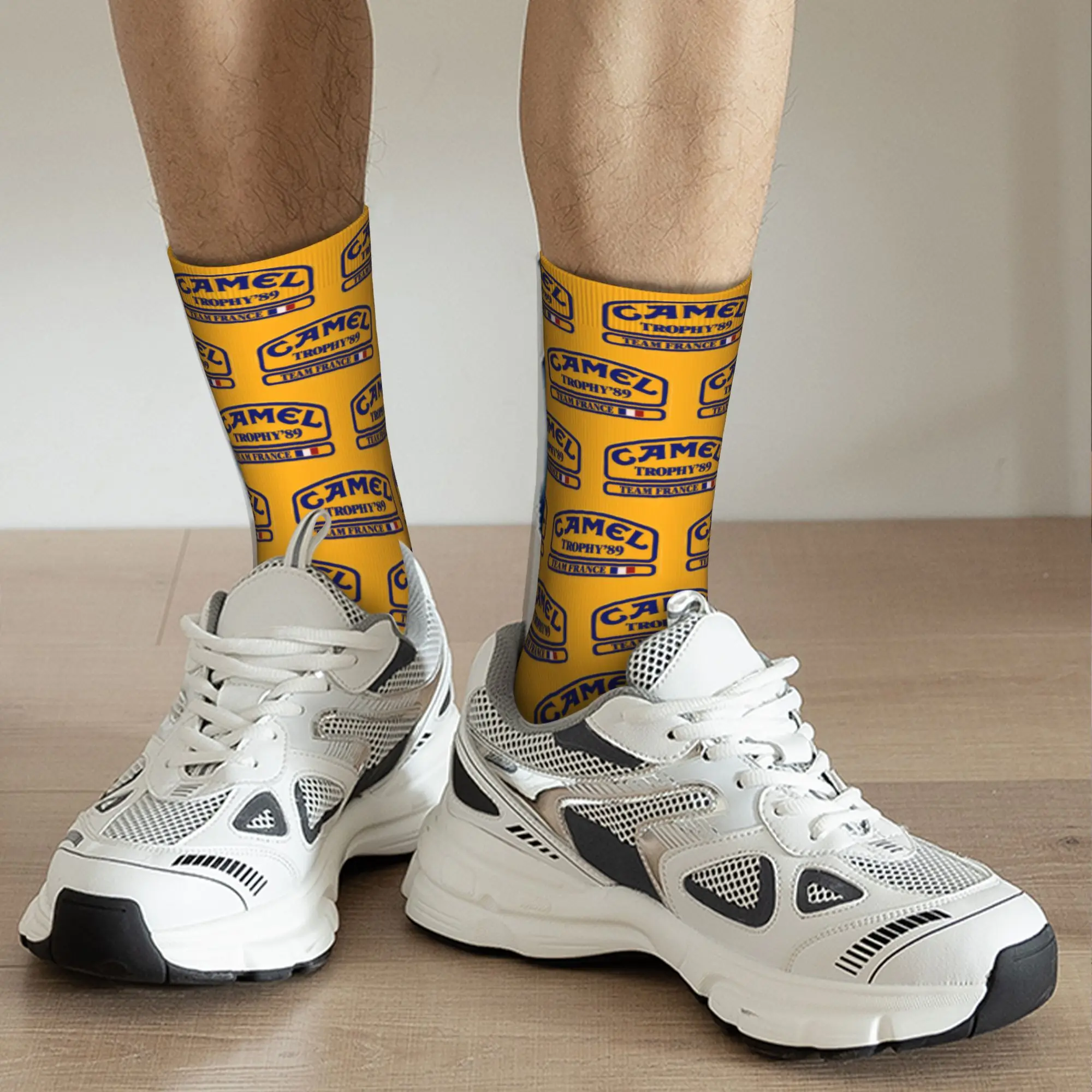 Custom C-Camels Logo Mens Crew Socks Unisex Cool  Spring Summer Autumn Winter Dress Socks