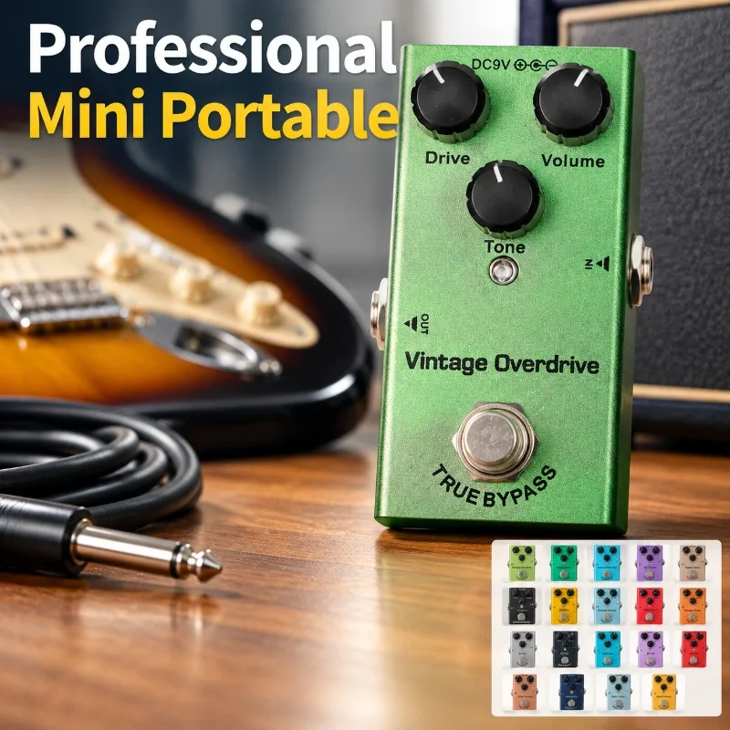 Electric Guitar Effect Pedal Single Stompbox Professional Mini Portable Footswitch Guitar Processor Musical Instrument