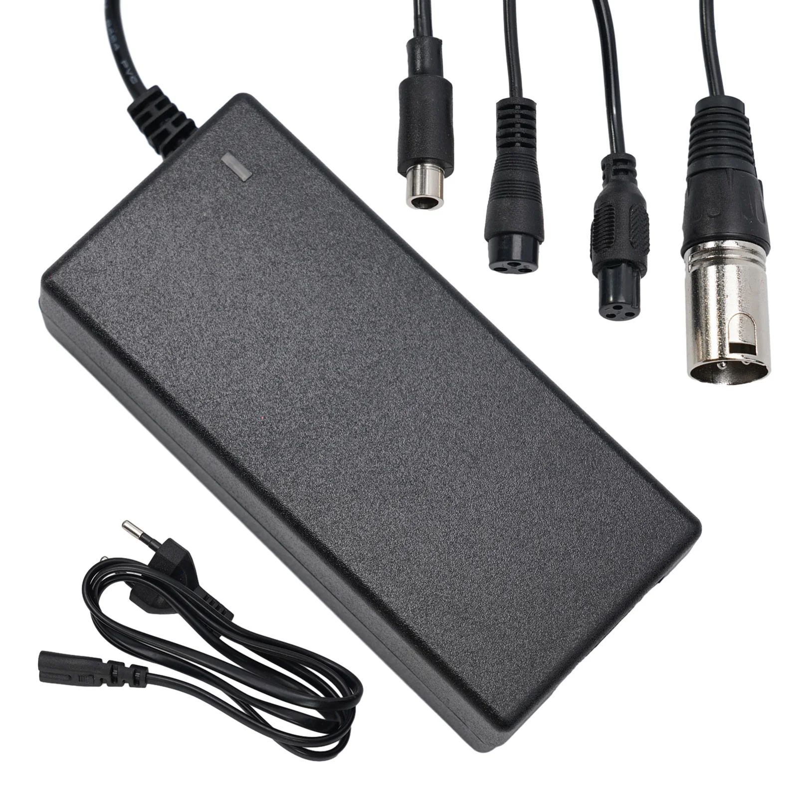 Adaptador de corriente de cargador de 42V 2A para patinete eléctrico, aeropatín, bicicleta eléctrica, Universal, 5 enchufes, accesorios para patinete eléctrico, juego de cargador
