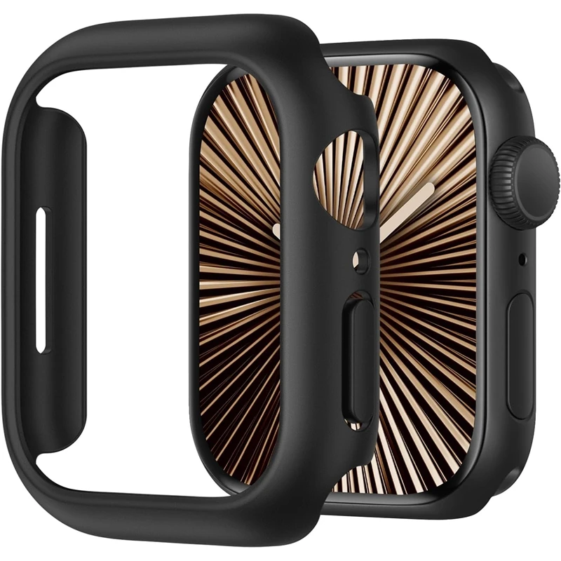 

Case for Apple Watch 45mm 41mm 40mm 44mm 42mm 46mm Protective Cover Matte Hard PC Bumper Frame No Glass iWatch 10 SE 9 8 7 6 5 4