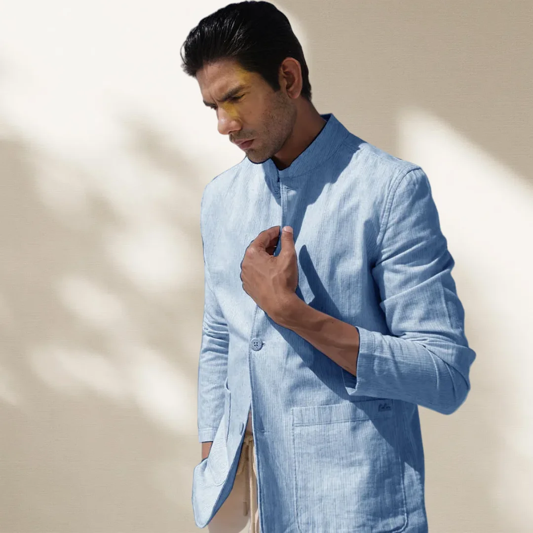 

Linen jacket for Men Wedding Groom Tuxedo costume homme mariage 1 Pieces Prom Party slim fit Jacket Male Fashion blazer Tailor