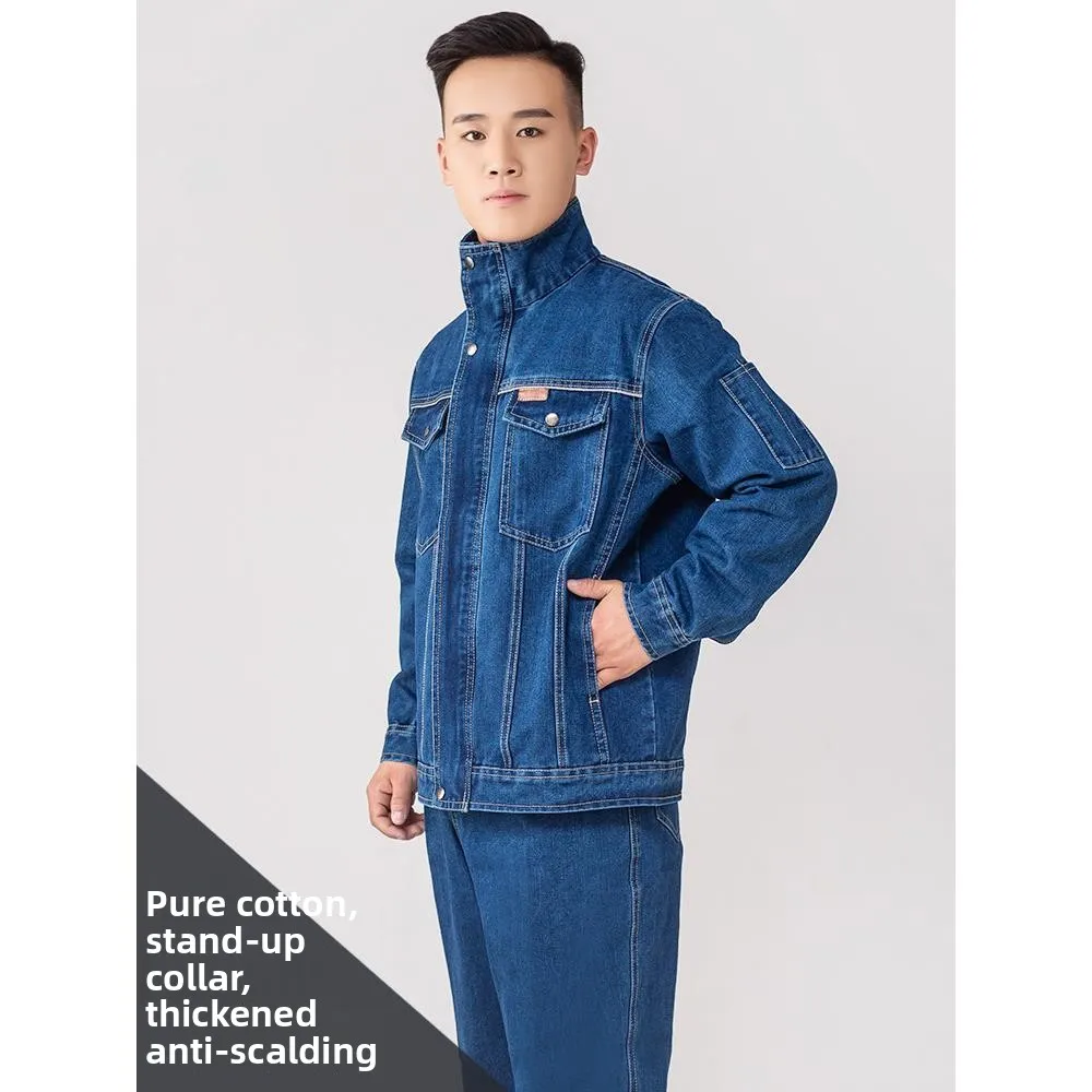 ensemble-de-travail-en-coton-pur-thiened-pour-hommes-col-montant-double-couche-vetements-de-travail-anti-brulure-protection-du-travail