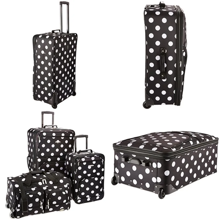 

Vara Softside 3-Piece Upright Luggage Set, Expandable,,20/22/28