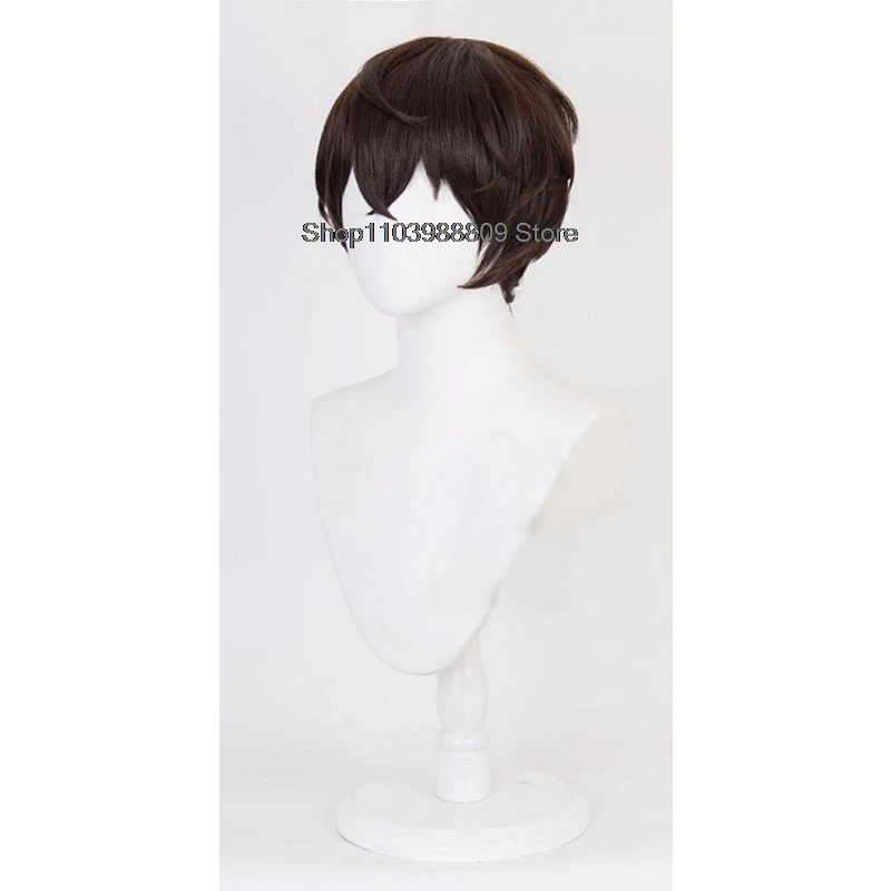 Anime Bungo Stray Dogs Dazai Osamu Costume Cosplay Adulto Giacca Lunga Cappotto Vestito da Uomo Giacca a Vento Abbigliamento di Halloween