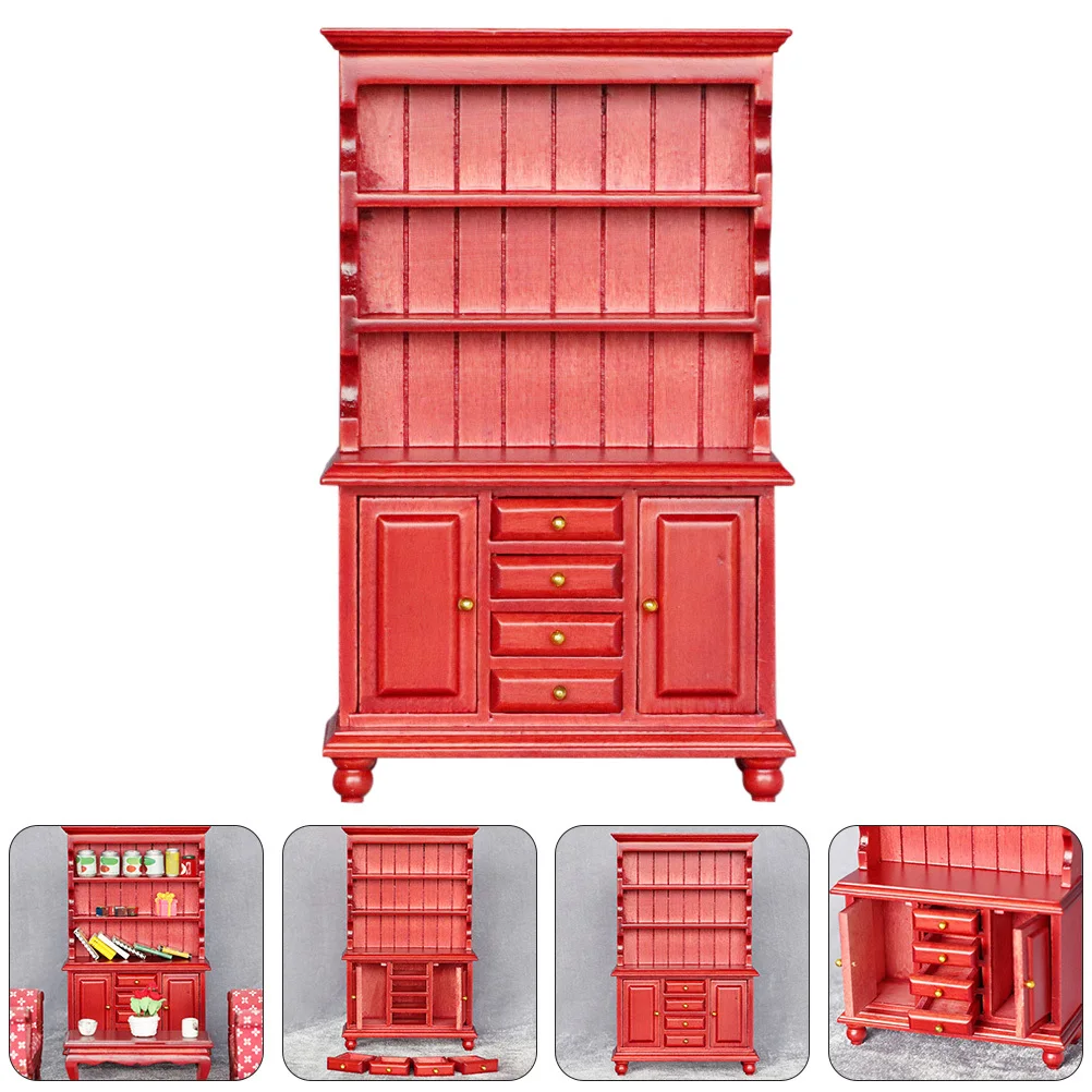 1pc ミニ垂直本棚プレミアム耐久性のある軽量家の寝室キッチンキャビネット子供部屋装飾家具プレイセット