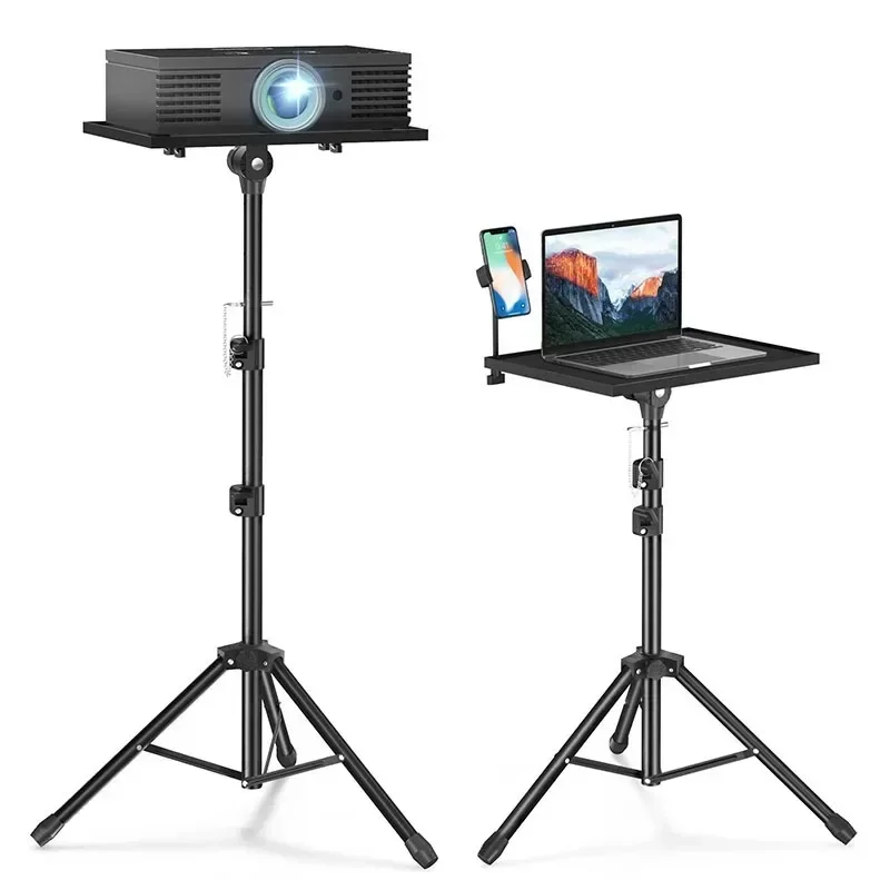 Tripod Para Proyector Portable Retractable Universal Laptop Stand Adjustable on horizontal upper and lower projector stands