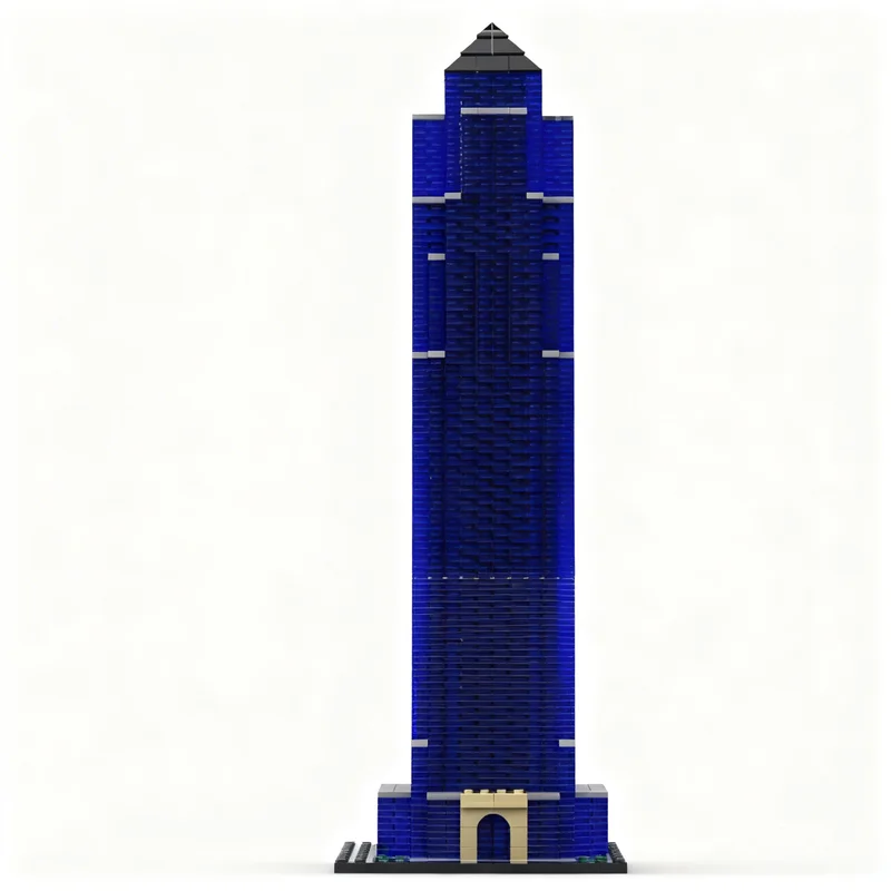 6286pcs MOC Williams Tower At 1 650th Scale Architecture Model Building Blocks Christmas Gift Toy Art Craft Creative Assemble