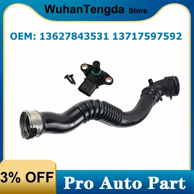 

13717605044 13717597592 Intake Hose Intercooler with Sensor 13627843531 for BMW 1 2 3 4' F20 F22 F30 F32