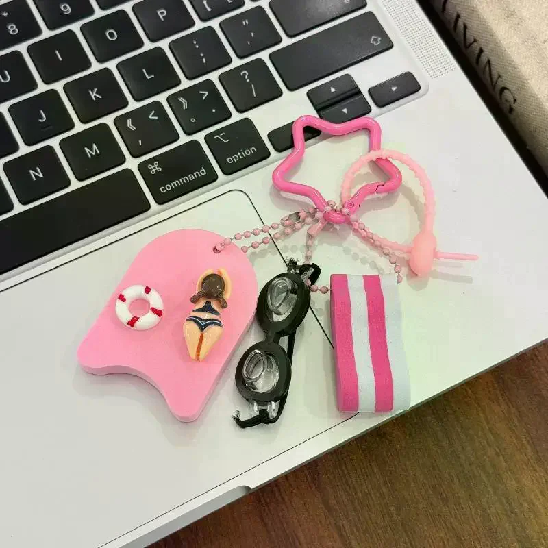 Floating Keychain For Boat Keys Marine Fishing Float Key Chain Swimming Ocean Style Floating Key Ring Pendant