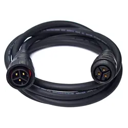 M25 Male to Female AC Extension Cable 2M 1.5mm² for WVC GTB PV Micro Grid Tie Inverter 3pin Connector Rubber Power Solar Cord