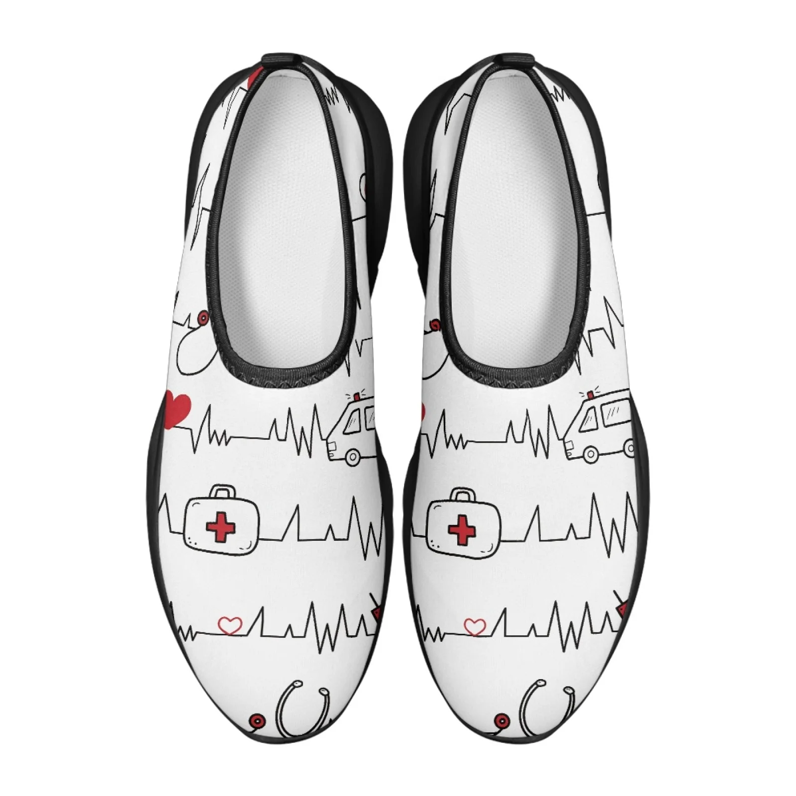 PENSTROLL Medical Heartbeat Walking Shoes Casual Single Shoes for Men, Non Slip Comfortable Casual Sneakers