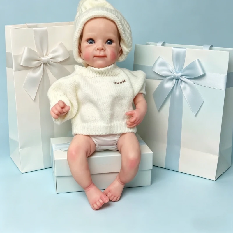 

12inch 30cm Realistic Silicone Reborn Doll Solid Silicone Bettie Birthday Gift