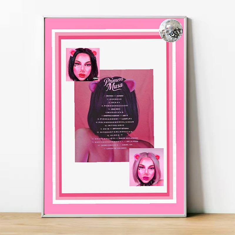 

Omar Courtz PRIMERA MUSA Poster Decoration Bedroom Decor Room Aesthetic Decorative Prints Wall Painting Canvas Interior Posters