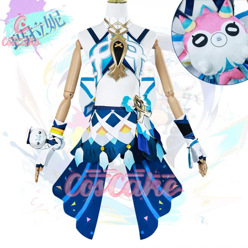 원신 임팩트 무알라니 코스튬 쇼 코스프레 코스튬 코스프레 게임 애니메이션 파티 유니폼, 할로윈 놀이 역할 의류 