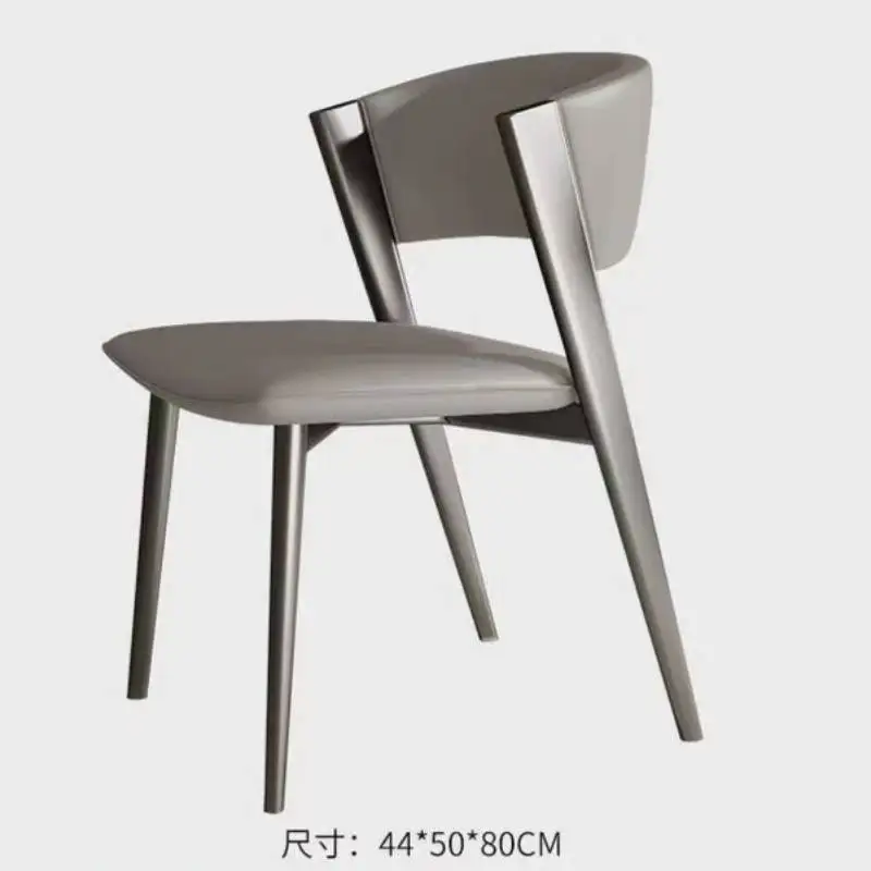 

Rustic Luxury Dining Chair Brown Classic Plastic Comfortable Dining Chair Modern Nordic Sillas Para Comedor Home Furniture