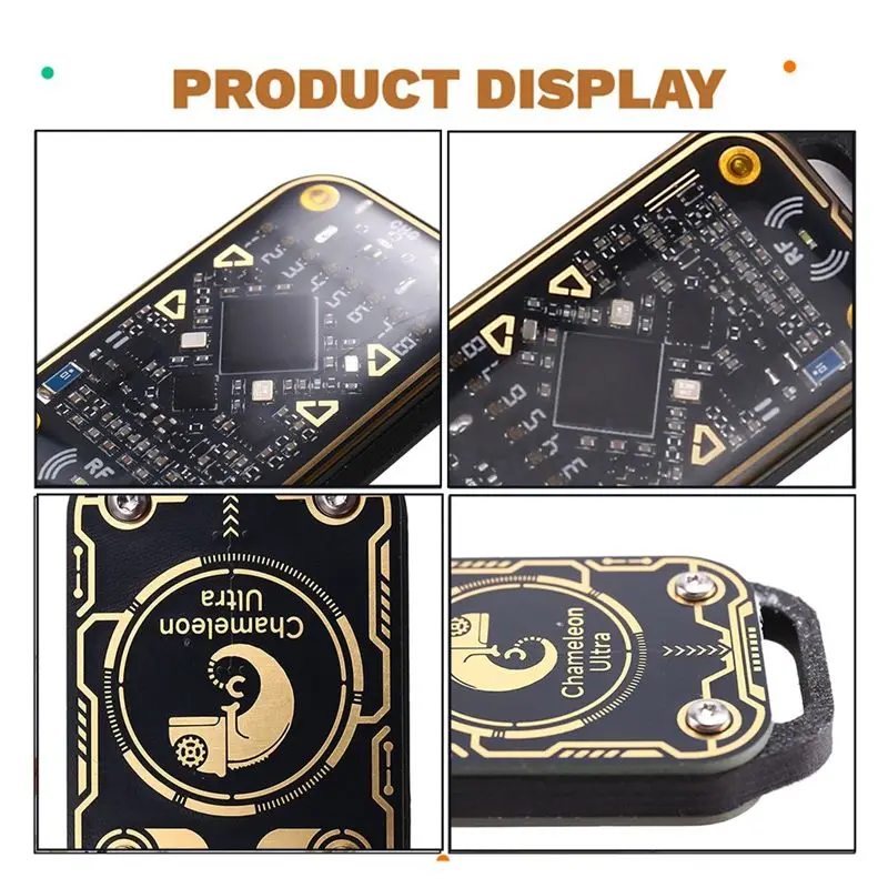 [NEW A09R!】 RFID Smart Chip Reader Chameleon Ultra Smart Card Emulator NFC Duplicator ID IC Card Decode +3XCUID Keychain/Card