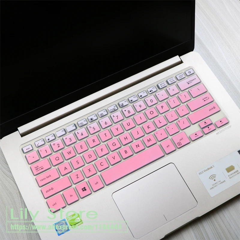 Silicone Keyboard Cover protector skin  For Asus Vivobook Laptop L406S L406M L406MA L406SA L406 MA SA L 406 S M 14 inch