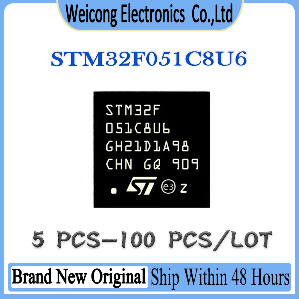 

STM32F051C8U6 STM32F051C8U STM32F051C8 STM32F051C STM32F051 STM32F STM32 STM New Original IC MCU Chip QFN-48