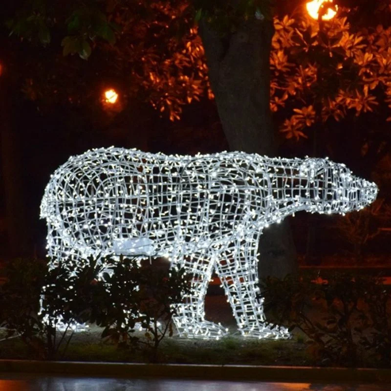 Outdoor Christmas Halloween LED Animal Light 3D Sculpture Motif Light IP65 Rated CE RoHS Approved Landscape Home Decoration