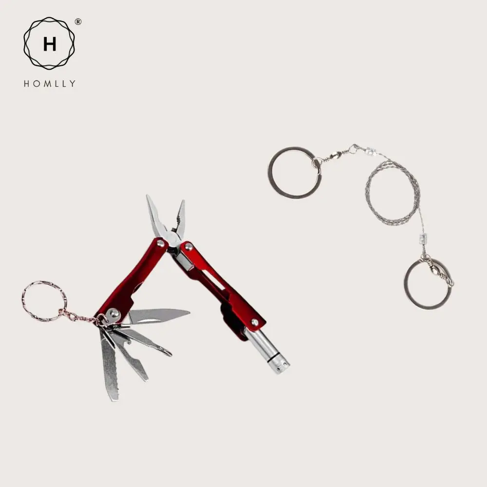 Homlly Outdoor Survival Emergency SOS Kit Box Campingausrüstung