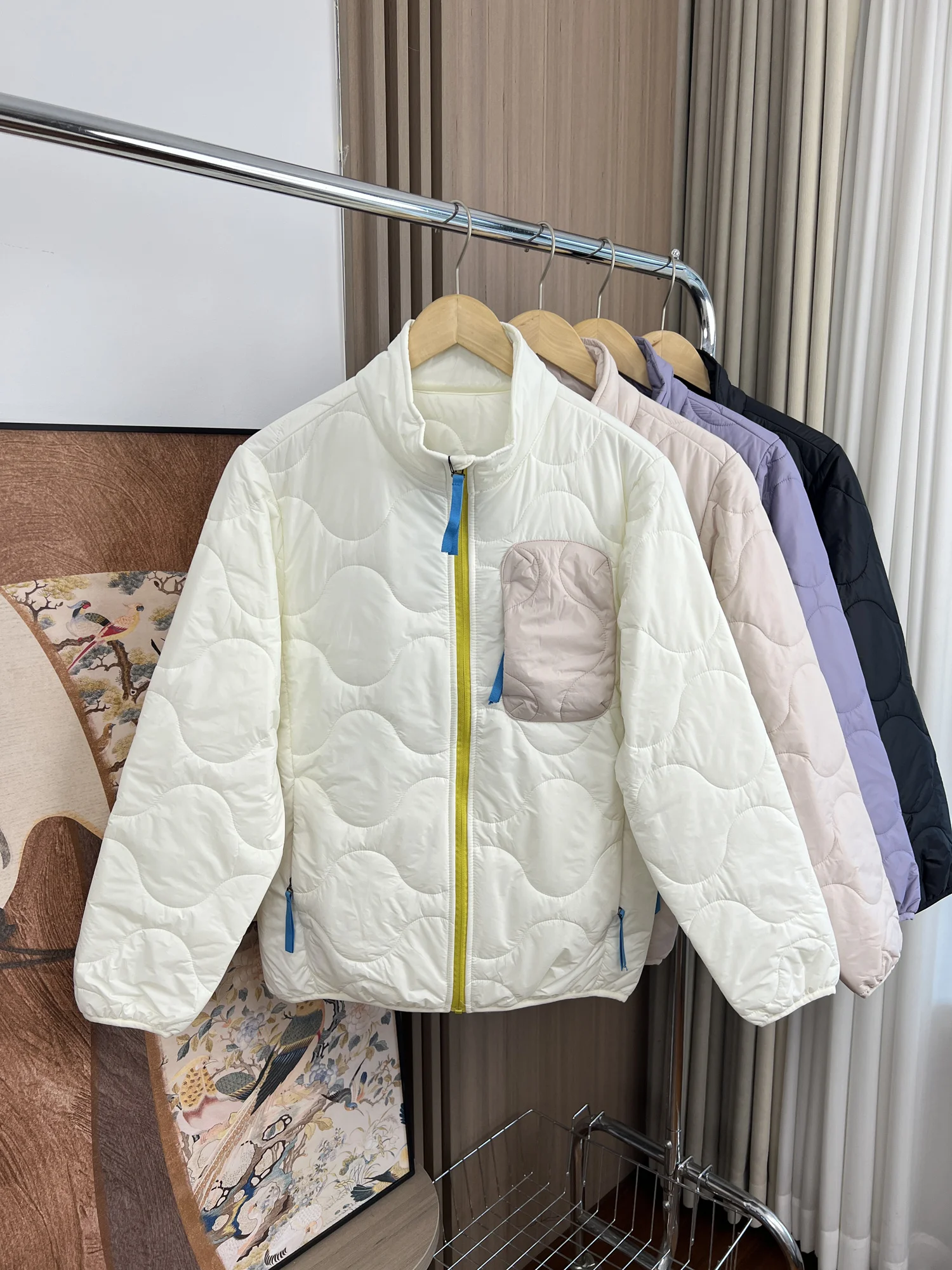 

Lightweight Padded Cotton Jaet Hoodl Stand Collar Outdoor ex Autumn Winter Cotton Puffer Vest Youth Faion Trend