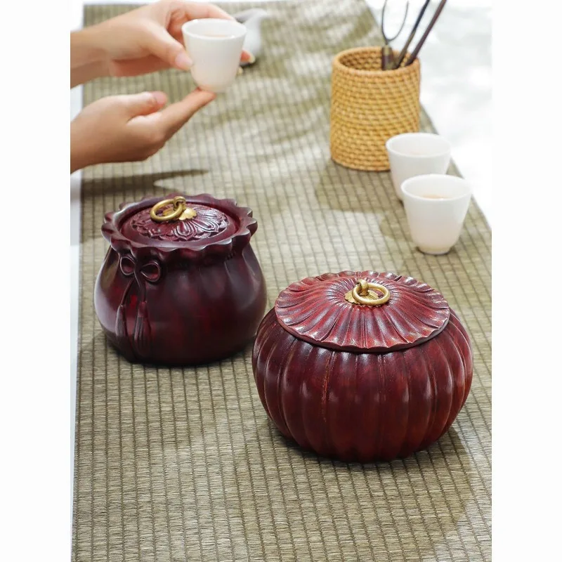 Solid wood tank, storage tank, new Chinese home furnishing, living room coffee table storage box, room retro   ornament