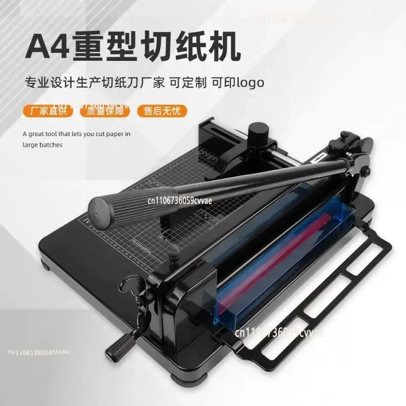 Heavy Duty A4 Paper Trimmer Guillotine Manual Desktop Photo Cutter for Office and School