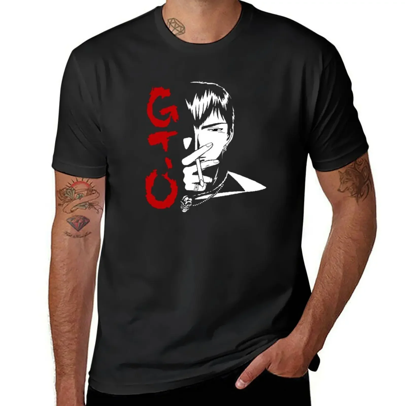 

GTO Onizuka T-Shirt for a boy blanks anime figures plain white t shirts men