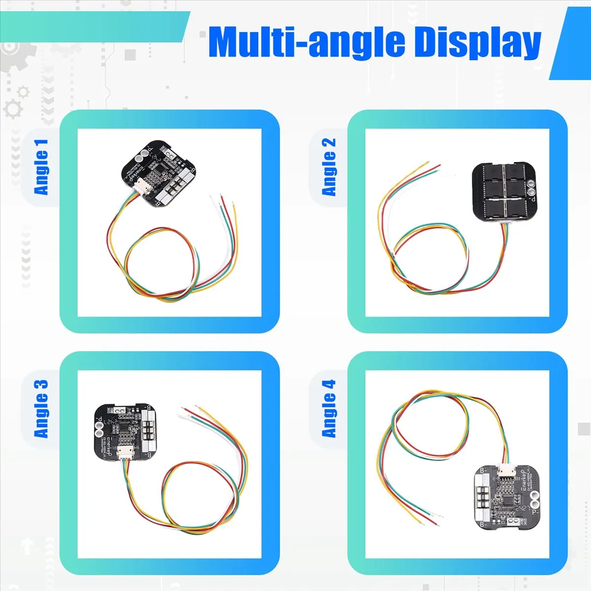

(A25M) 3/4 Series Lithium Battery 50A Protection Board, Suitable for Model Aircraft Vacuum Cleaners, Electric Car Washers
