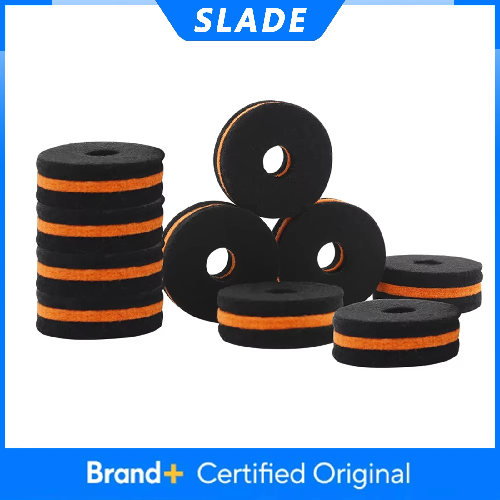 SLADE Cymbals Felt Pad 10 Pcs/Set Cymbals Slices Felt Pad Gong Protection Set Percussion Music Instrument Parts Accessories