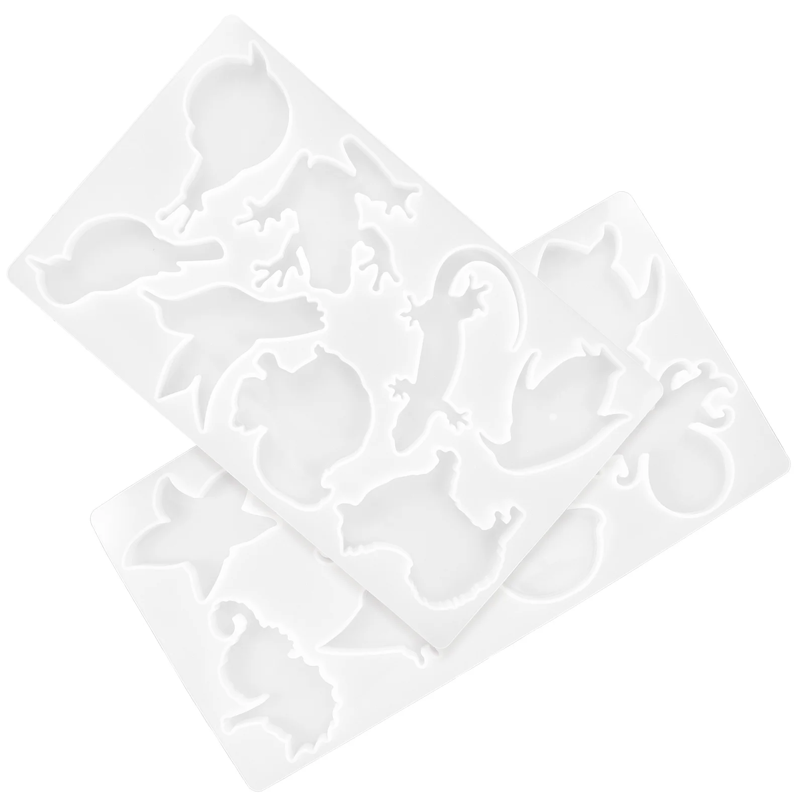 

2 Pcs Animal Shape Silicone Mold for Epoxy Casting Shaped Crafts Making Decorations Gifts Jewelry Supplies
